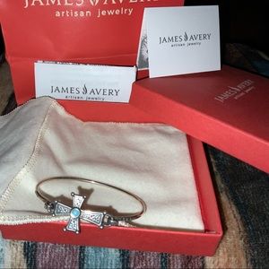 Brand new James Avery Mission cross hook on bracelet